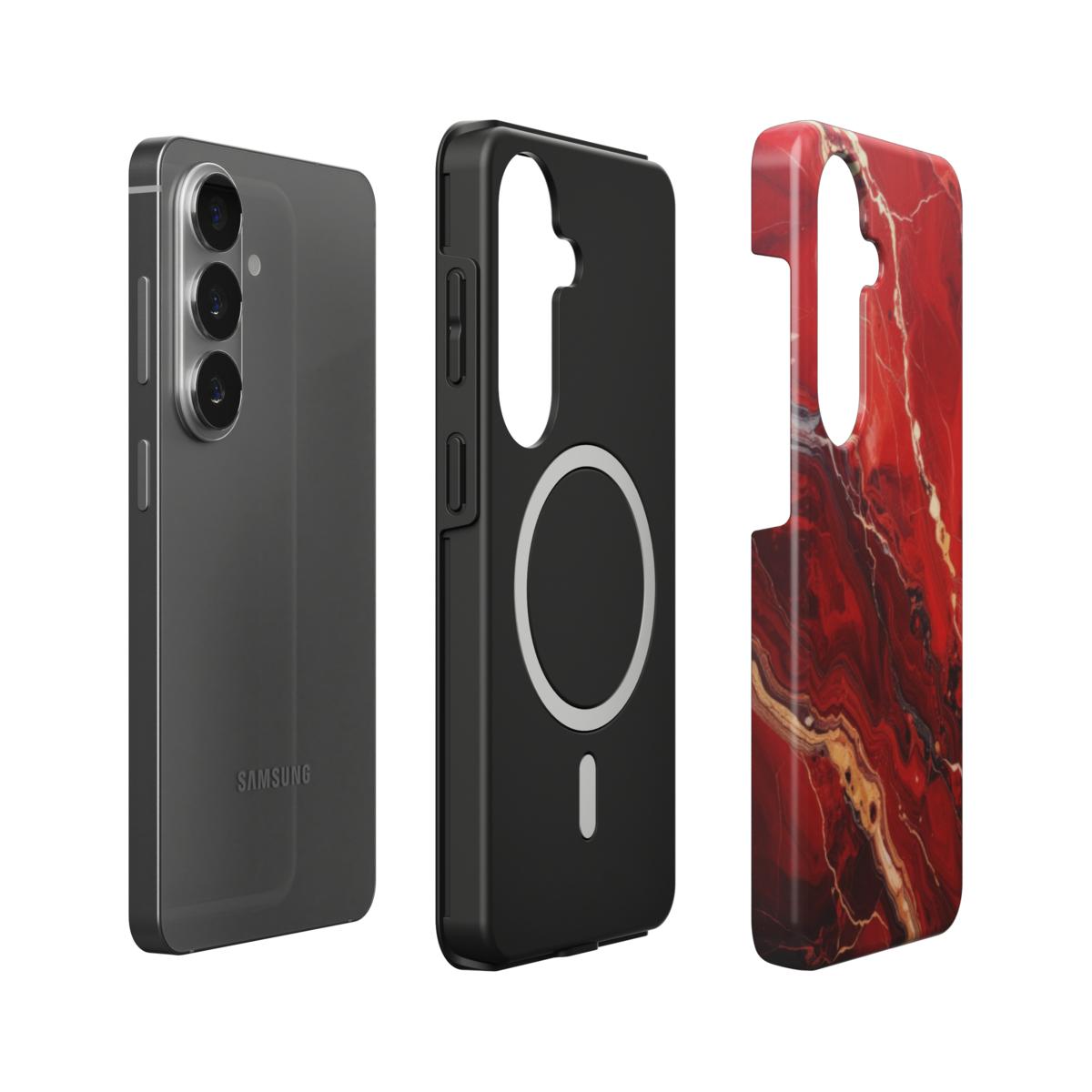 Red Fusion magnetische Handyhülle – Aufbau mit Magnetring und Design-Außenschale