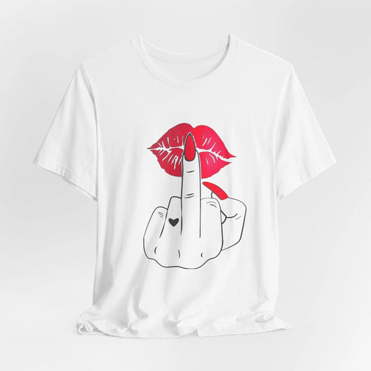Kuss & Klare Ansage – Unisex T-Shirt mit frechem Print - ElmunoT-Shirt