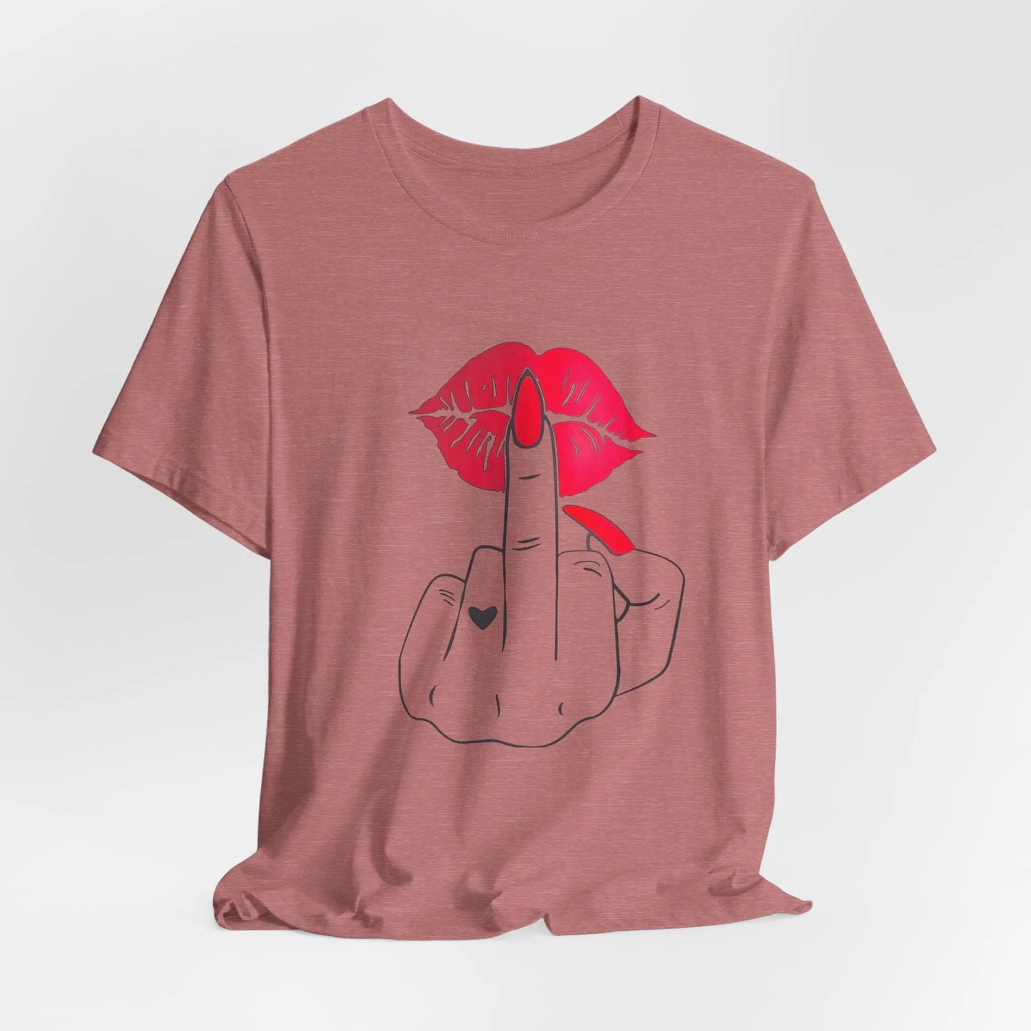 Kuss & Klare Ansage – Unisex T-Shirt mit frechem Print - ElmunoT-Shirt