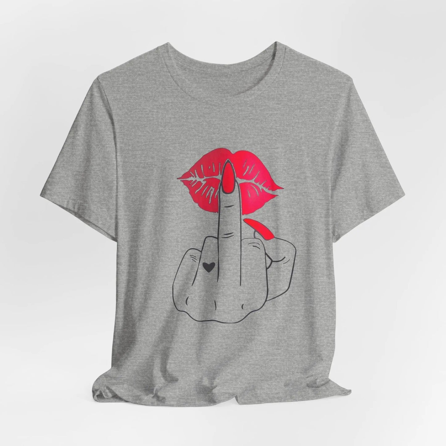 Kuss & Klare Ansage – Unisex T-Shirt mit frechem Print - ElmunoT-Shirt