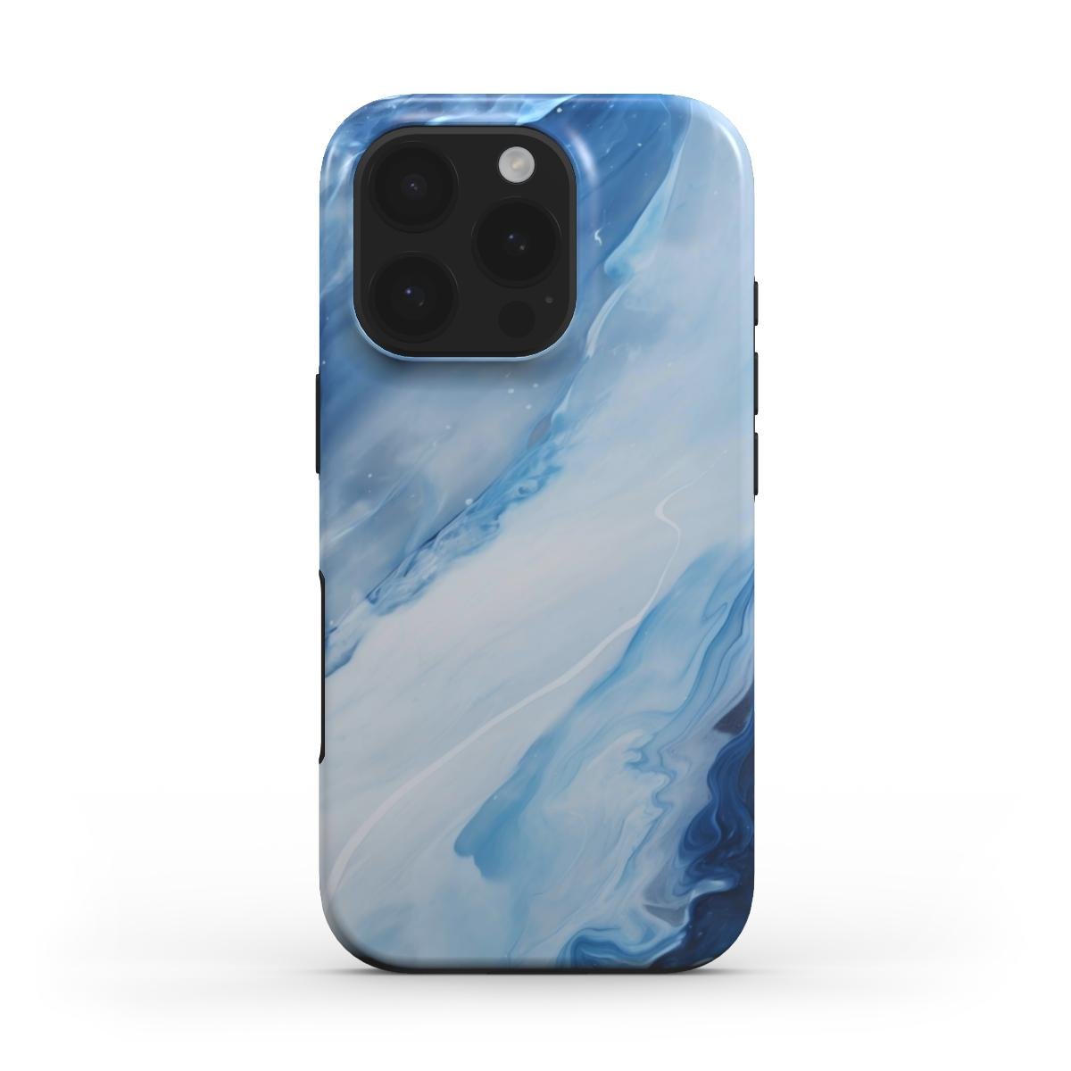 MagSafe Handyhülle – Abstraktes Blaues Wellen - Design - ElmunoTech Accessories