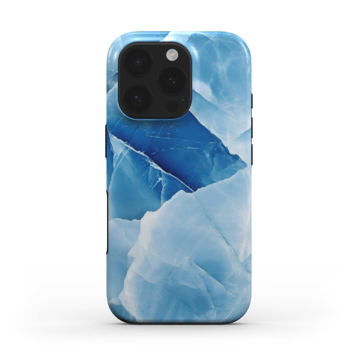 MagSafe Handyhülle – Eisblaues Marmor Design | Stoßfest & Stilvoll - ElmunoTech Accessories