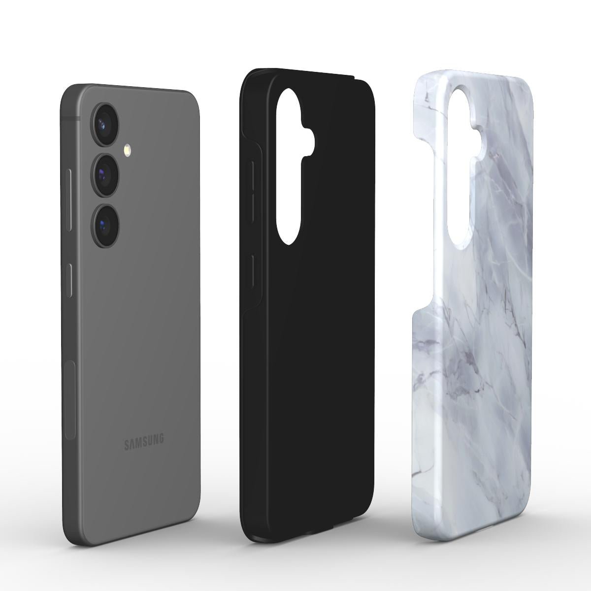 Stoßfeste Handyhülle – Helles Marmor Design - ElmunoTech Accessories