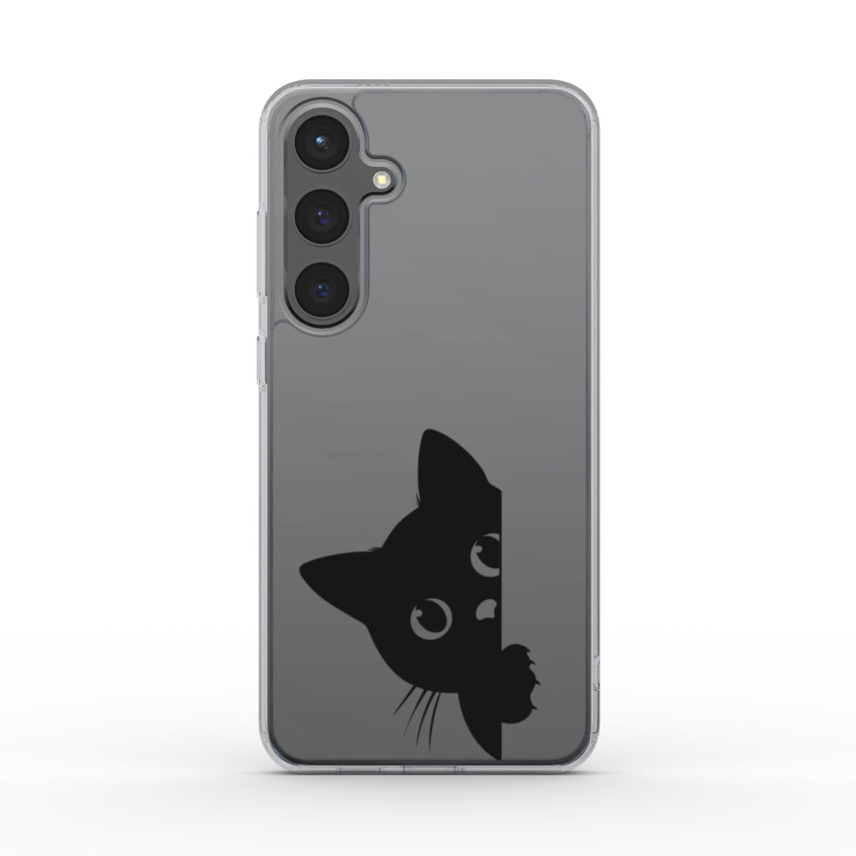 Transparente Handyhülle mit süßem Katzenmotiv - ElmunoTech Accessories