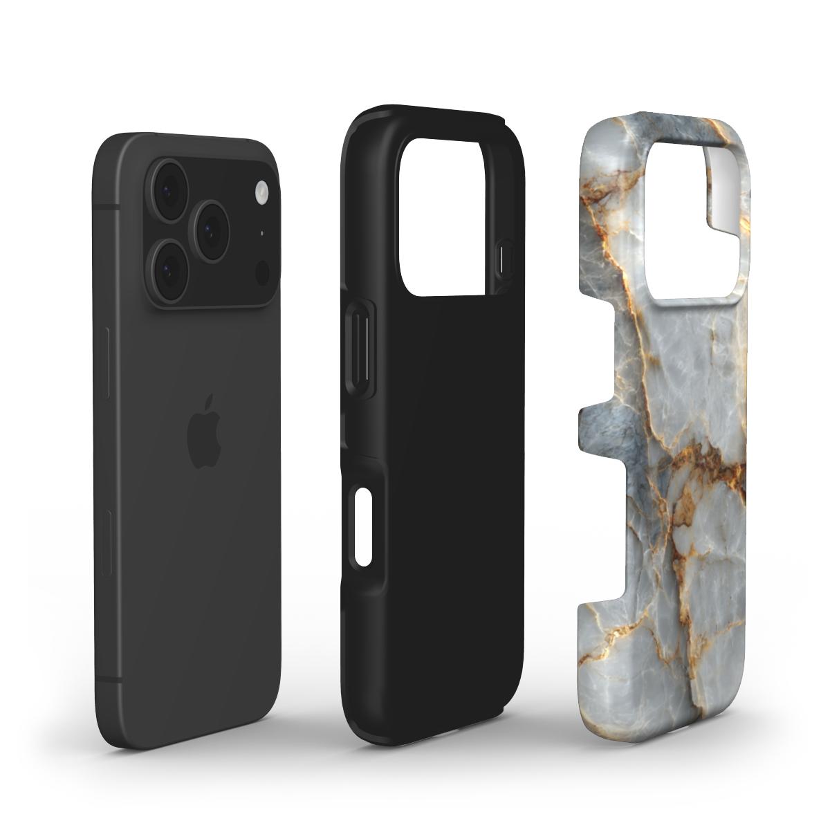 Silver Ember Handyhülle – Dual-Layer Aufbau aus TPU und PC für optimalen Schutz