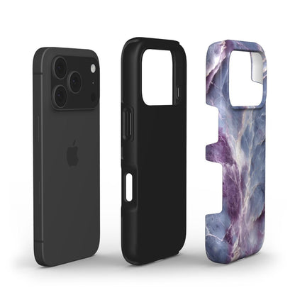Violet Storm stoßfeste Handyhülle – Dual Layer Schutzaufbau aus TPU und PC