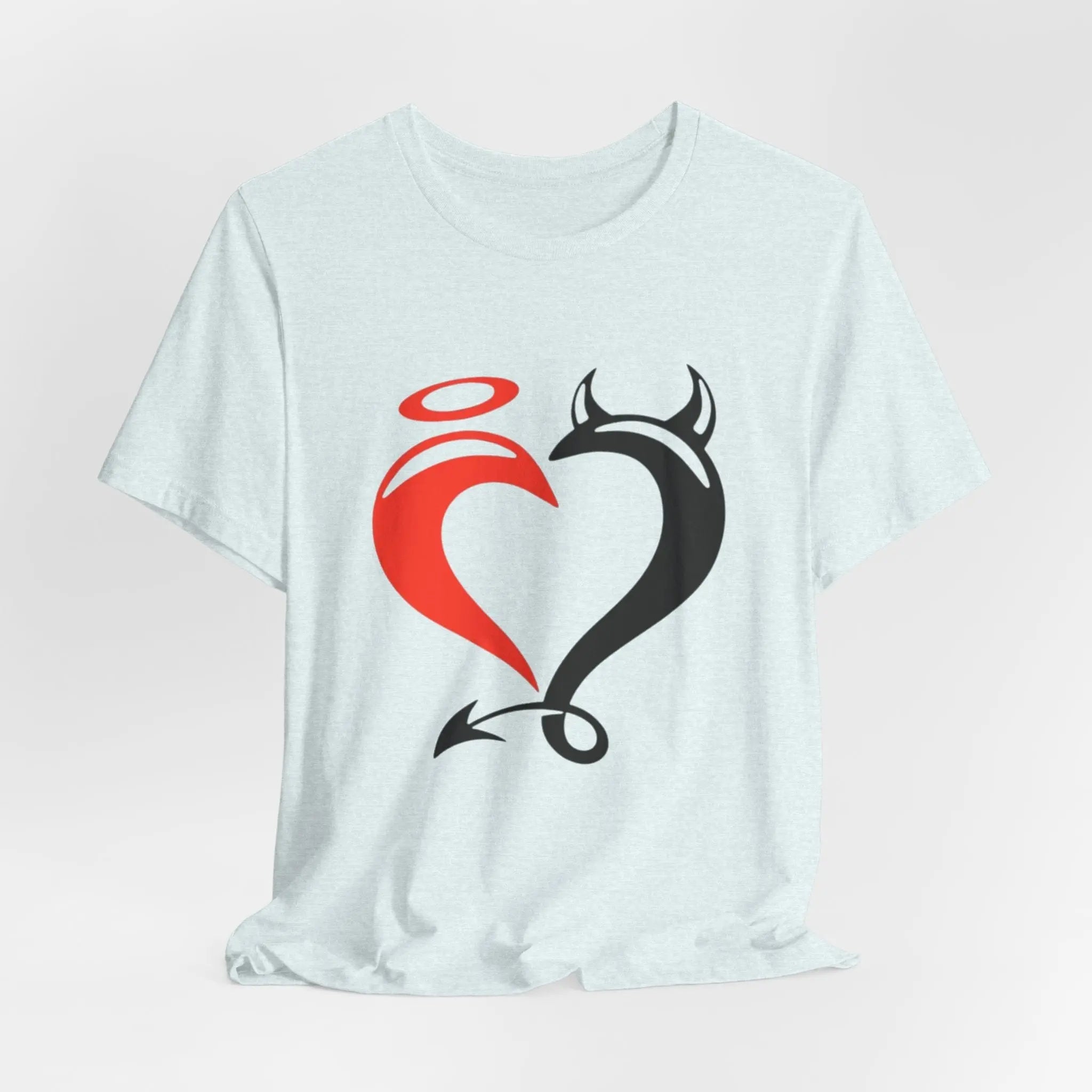 Angel & Devil Heart T-Shirt | Symbolisches Unisex Shirt mit Herz - Design - ElmunoT-Shirt