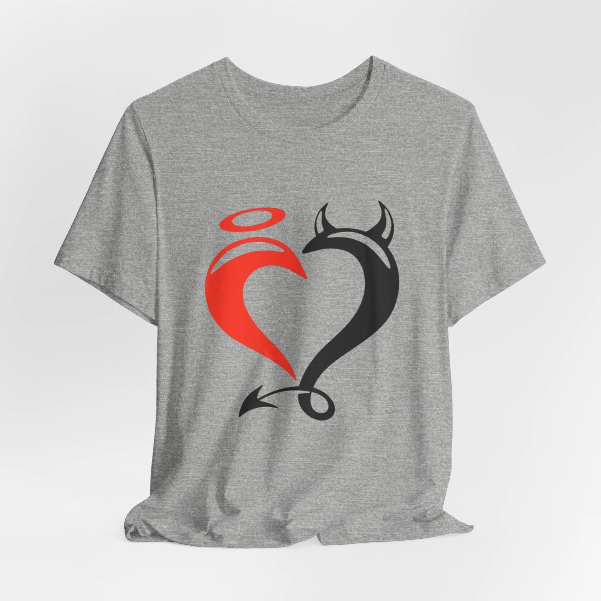 Angel & Devil Heart T-Shirt | Symbolisches Unisex Shirt mit Herz - Design - ElmunoT-Shirt