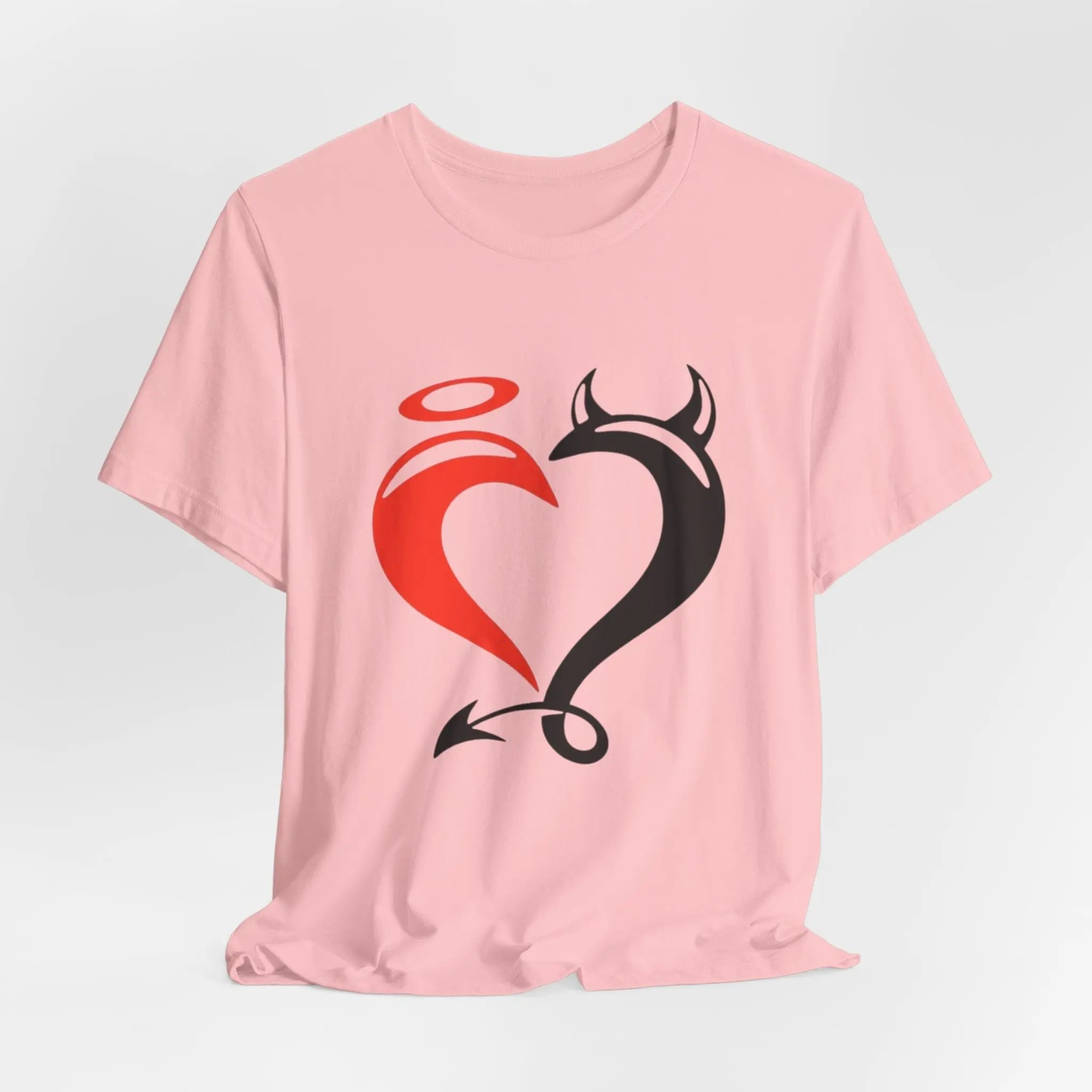 Angel & Devil Heart T-Shirt | Symbolisches Unisex Shirt mit Herz - Design - ElmunoT-Shirt