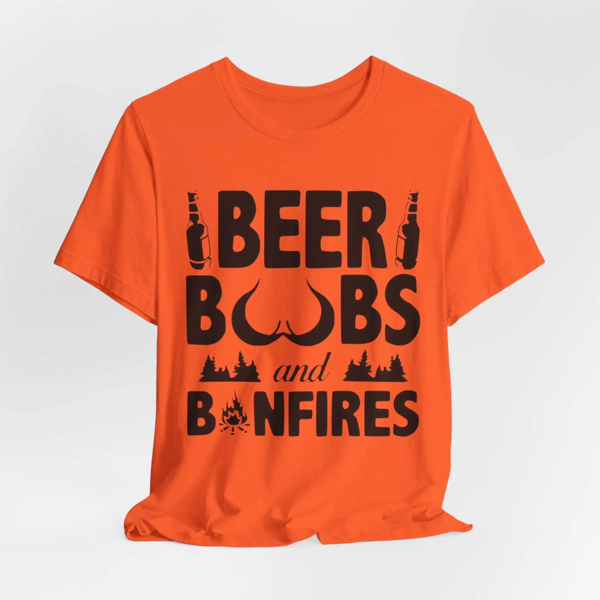 Beer, Boobs & Bonfires T-Shirt | Lustiges Lagerfeuer - Shirt für Männer – Unisex - ElmunoT-Shirt