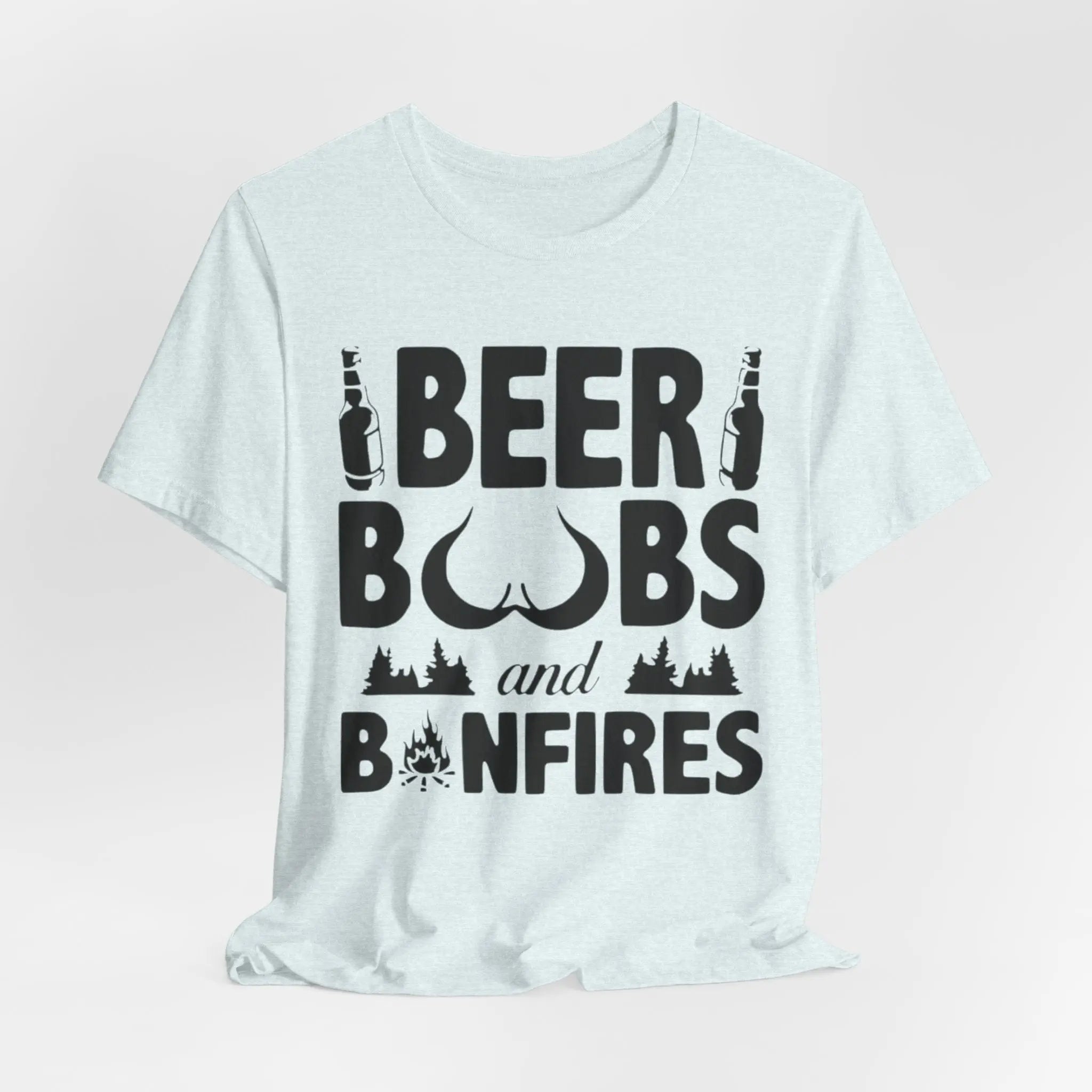 Beer, Boobs & Bonfires T-Shirt | Lustiges Lagerfeuer - Shirt für Männer – Unisex - ElmunoT-Shirt