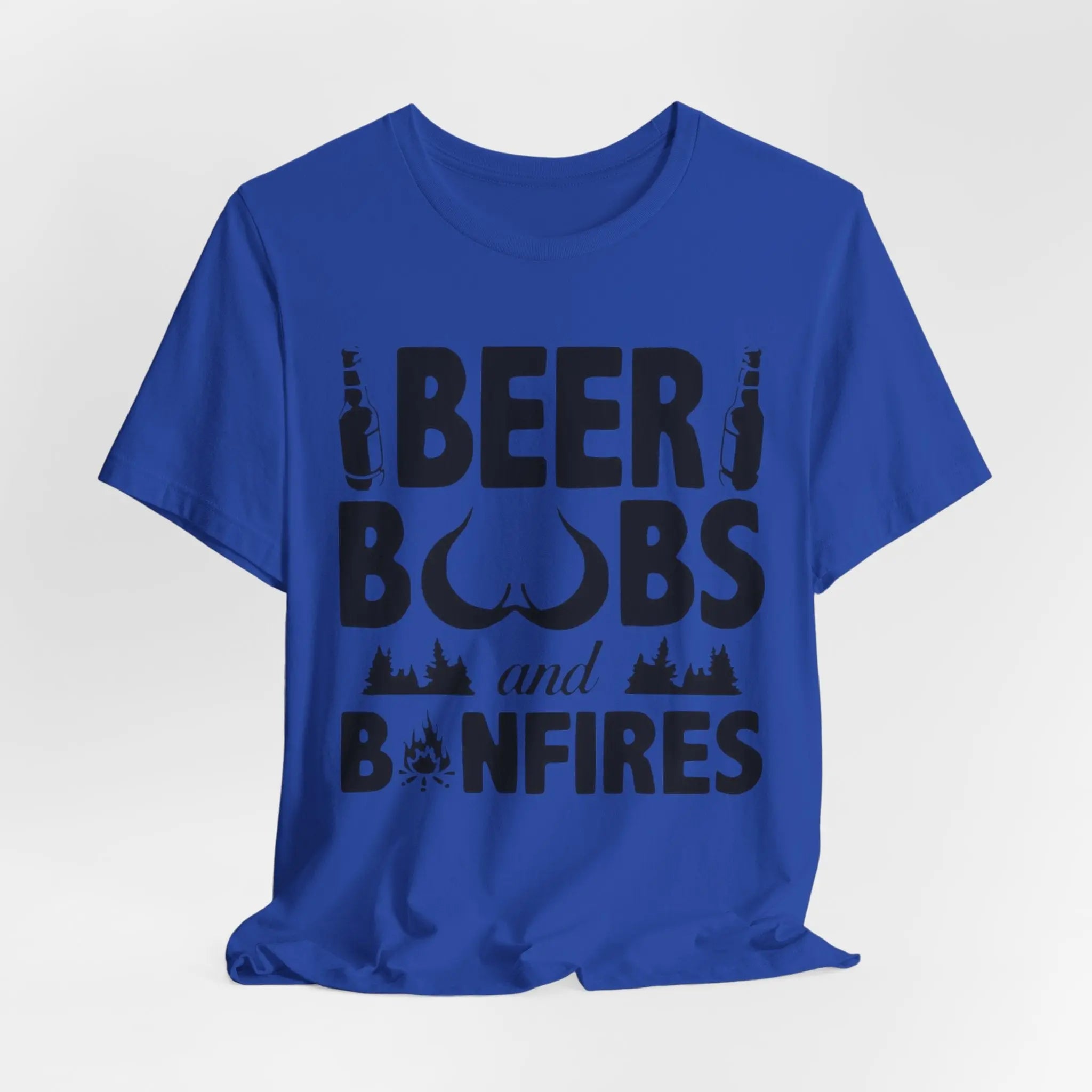 Beer, Boobs & Bonfires T-Shirt | Lustiges Lagerfeuer - Shirt für Männer – Unisex - ElmunoT-Shirt