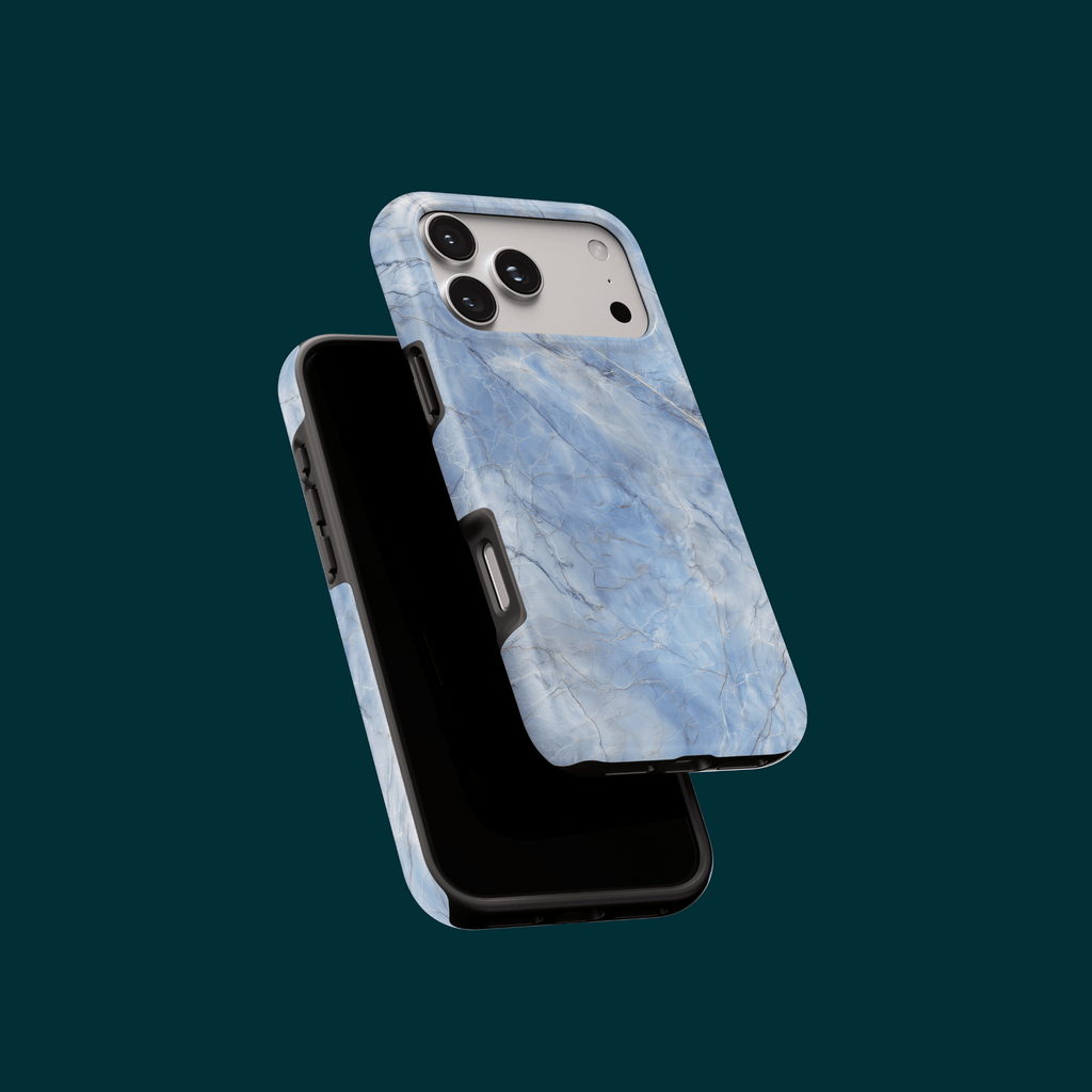 Stoßfeste Blue Crystal Hülle für iPhone und Samsung