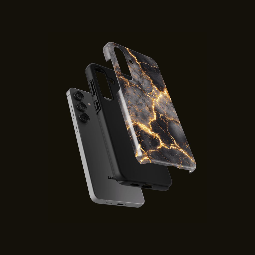 Golden Eruption Marmorhülle – Schichtenaufbau