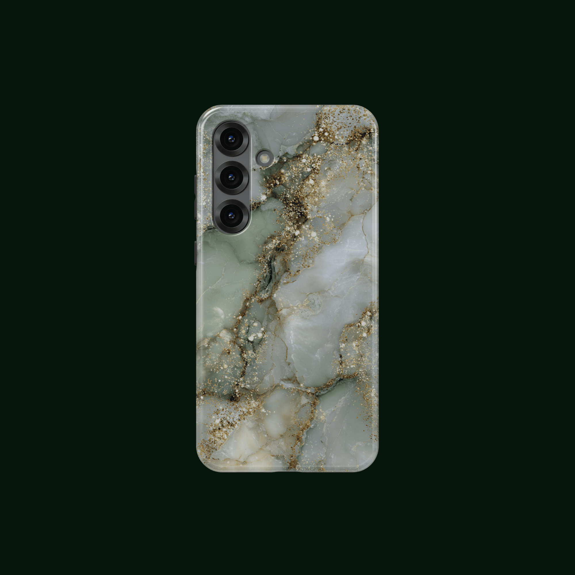 Rückseite vollständig – „Golden Sage“ Marmor-Design