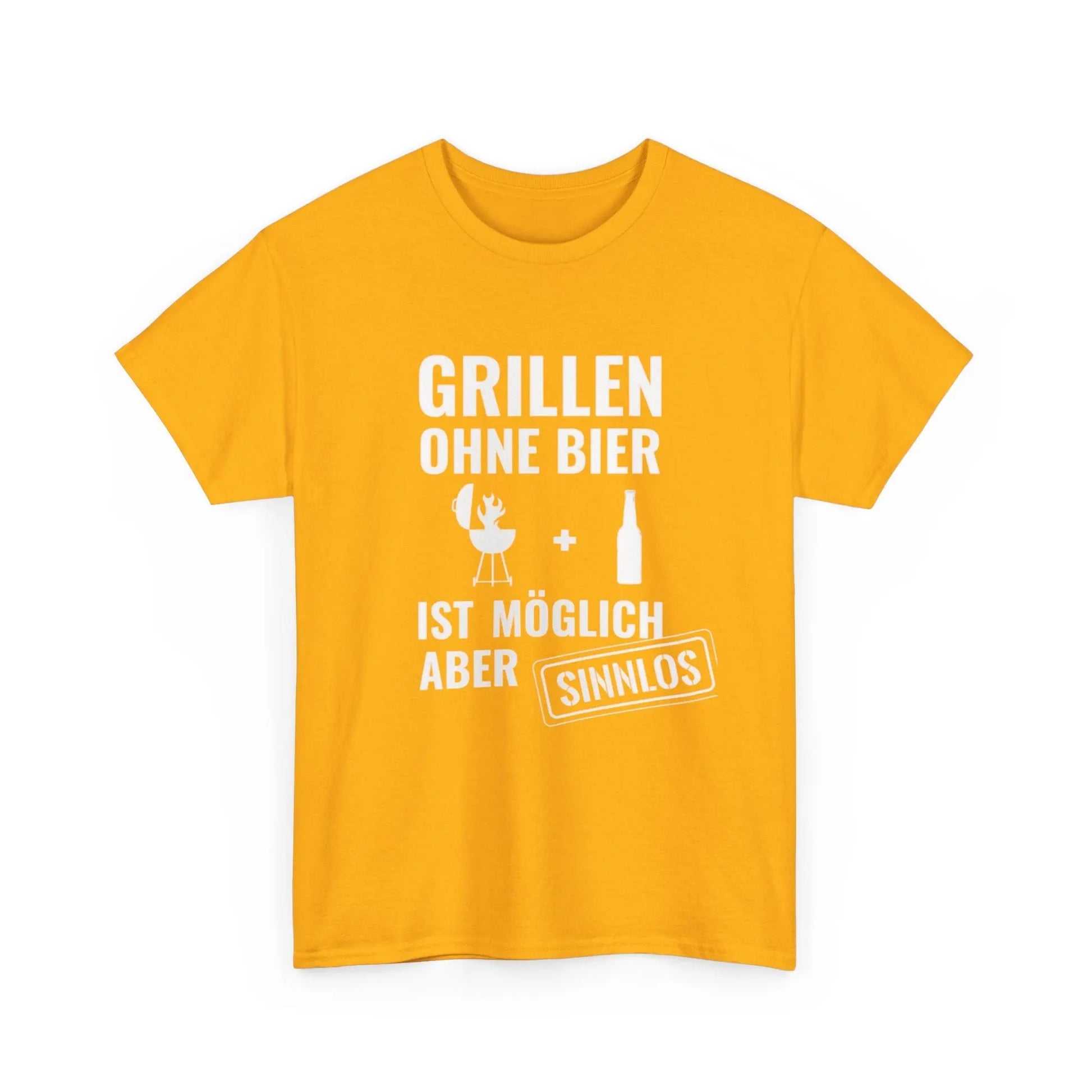 Grillen ohne Bier T-Shirt – Lustiges BBQ Shirt für Männer & Frauen - ElmunoT-Shirt