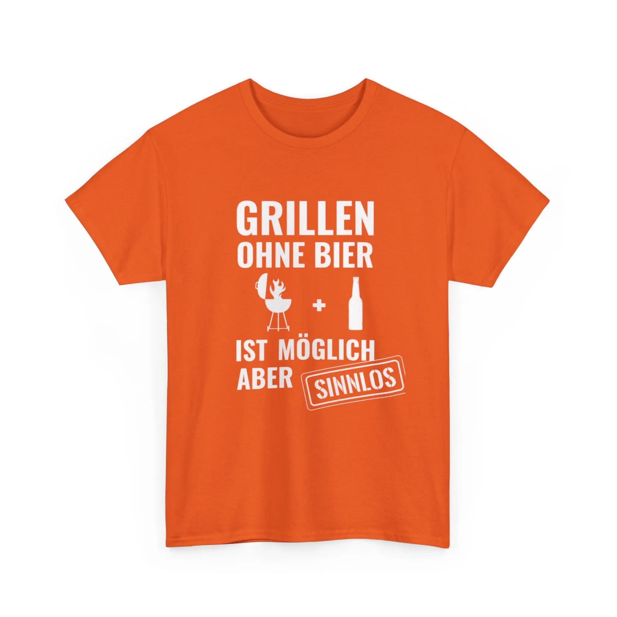 Grillen ohne Bier T-Shirt – Lustiges BBQ Shirt für Männer & Frauen - ElmunoT-Shirt