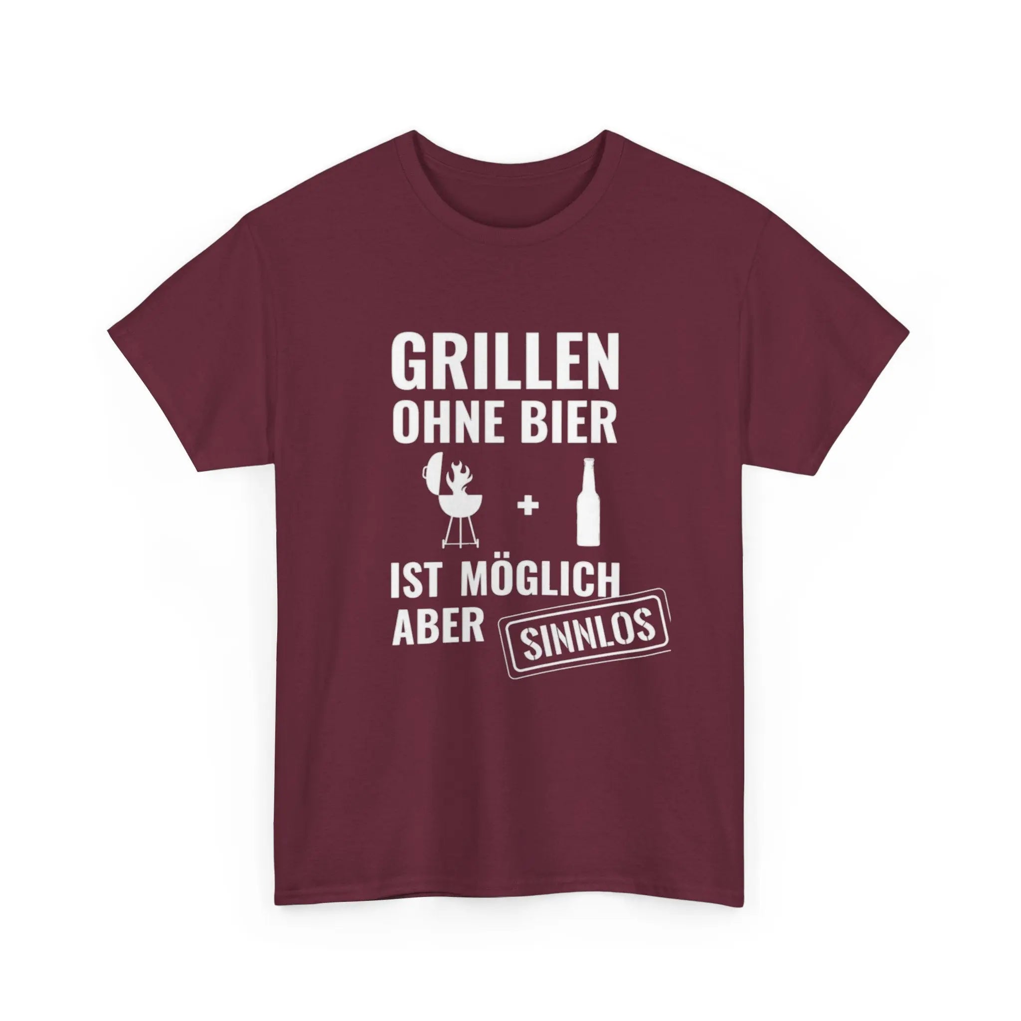 Grillen ohne Bier T-Shirt – Lustiges BBQ Shirt für Männer & Frauen - ElmunoT-Shirt