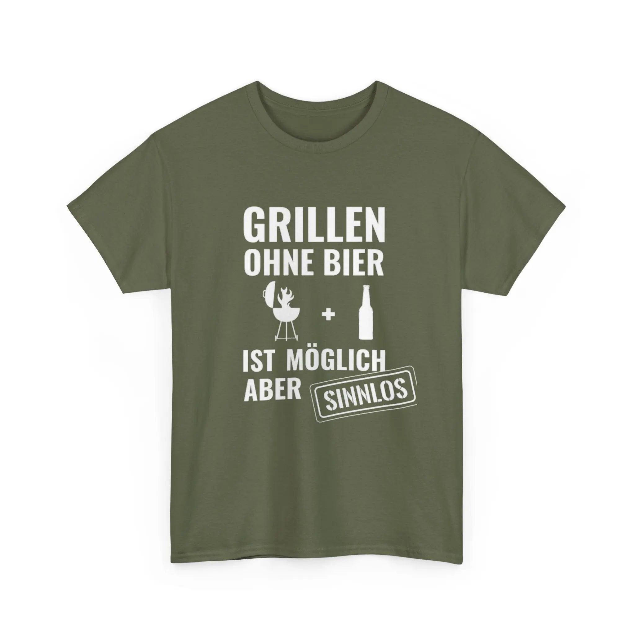 Grillen ohne Bier T-Shirt – Lustiges BBQ Shirt für Männer & Frauen - ElmunoT-Shirt