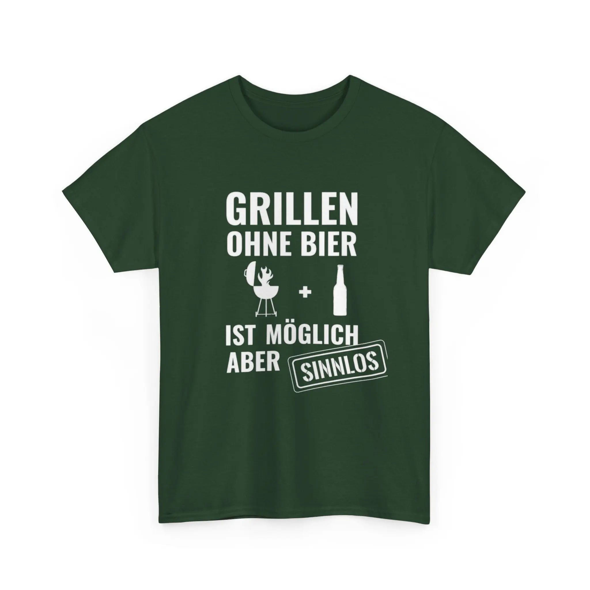 Grillen ohne Bier T-Shirt – Lustiges BBQ Shirt für Männer & Frauen - ElmunoT-Shirt