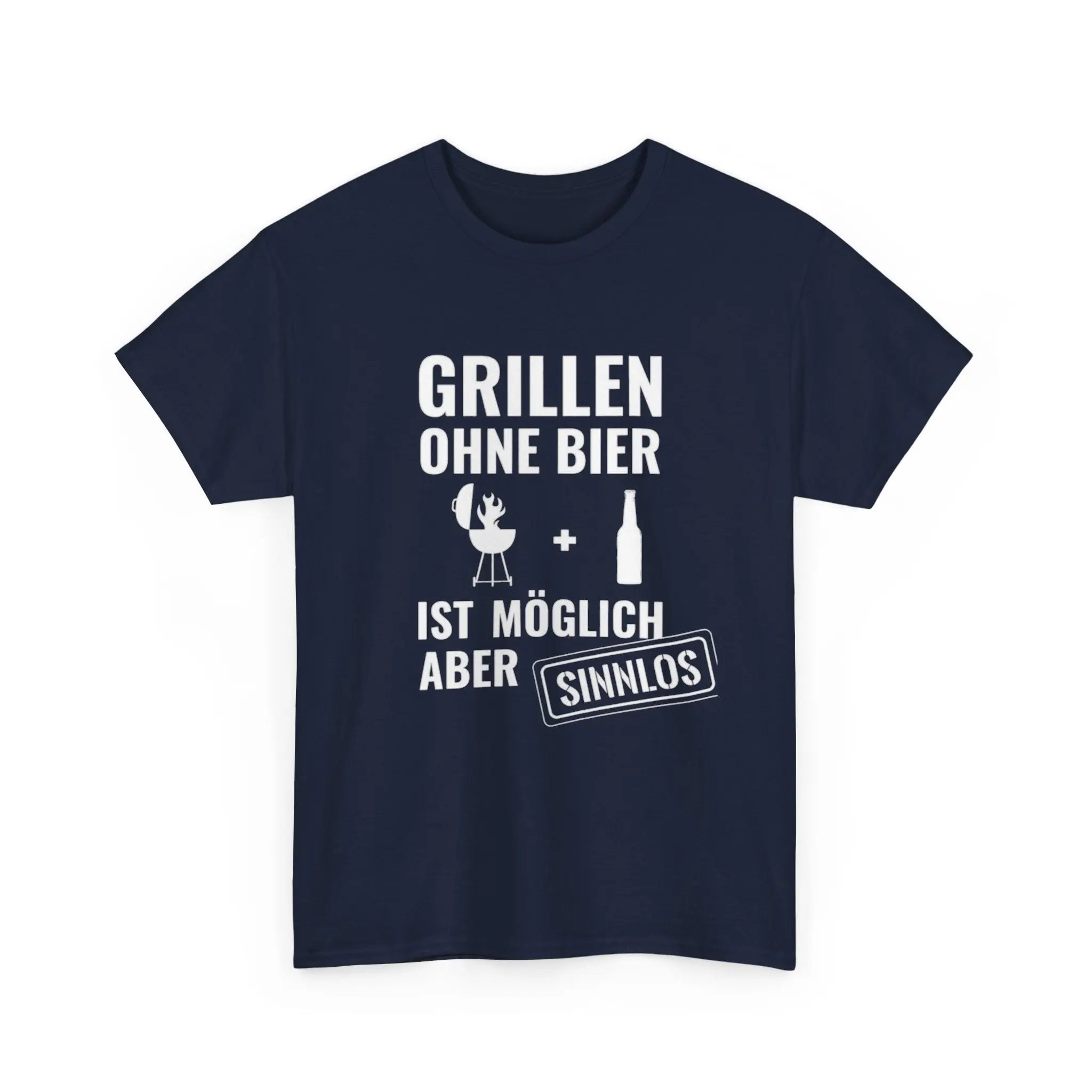 Grillen ohne Bier T-Shirt – Lustiges BBQ Shirt für Männer & Frauen - ElmunoT-Shirt