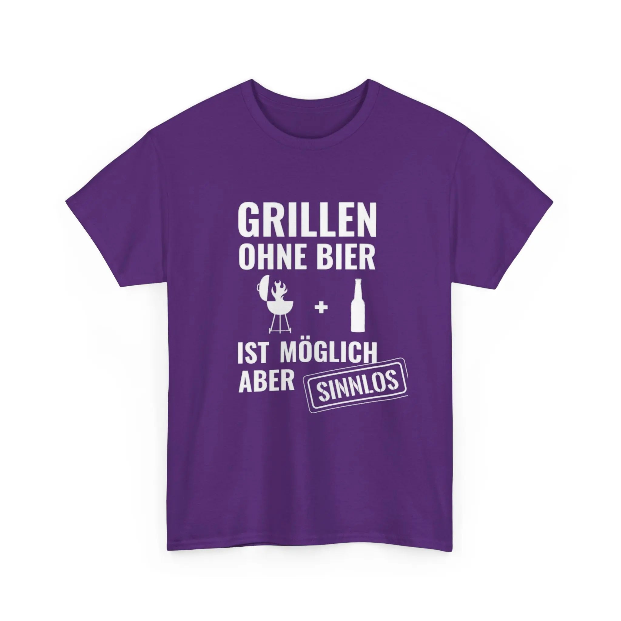 Grillen ohne Bier T-Shirt – Lustiges BBQ Shirt für Männer & Frauen - ElmunoT-Shirt