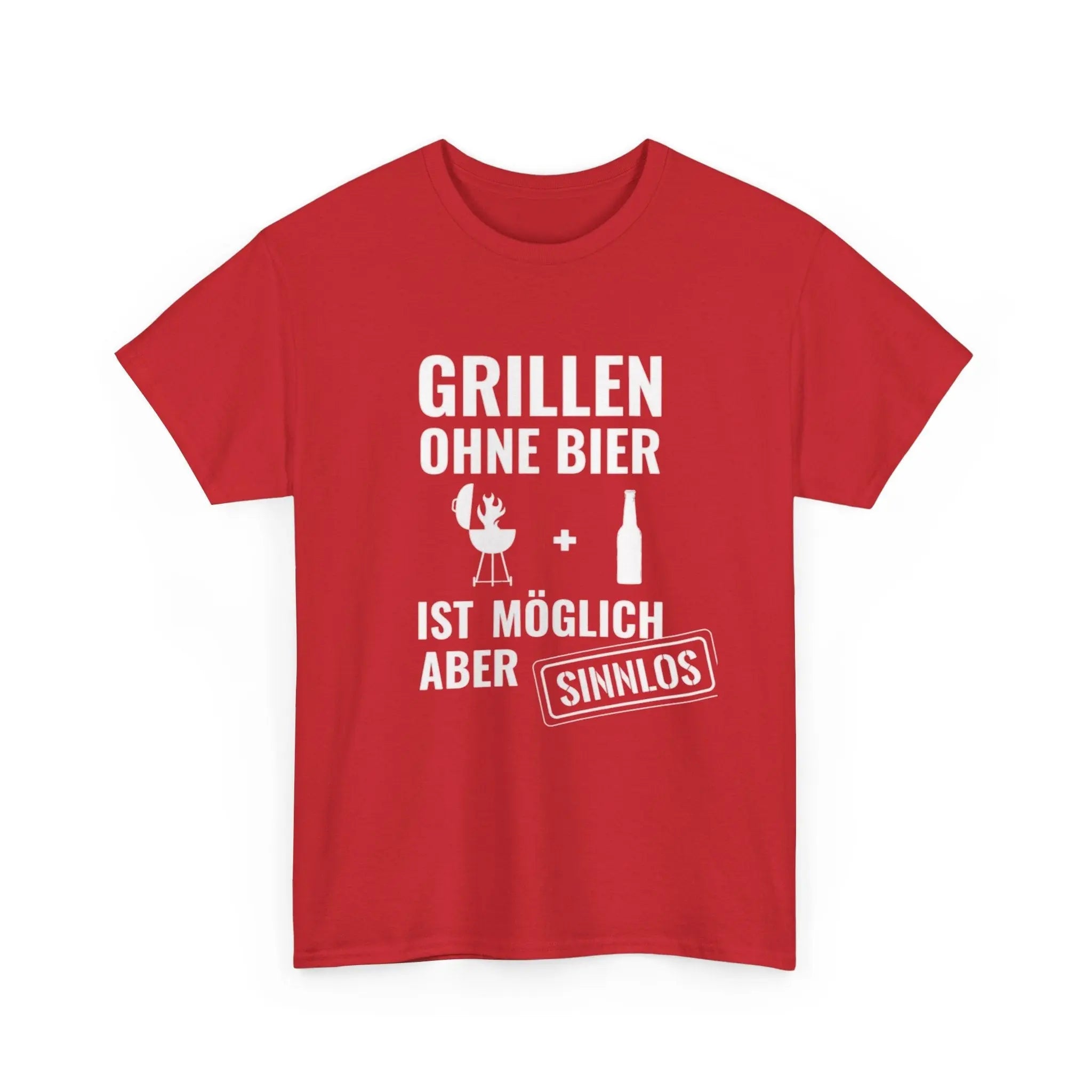 Grillen ohne Bier T-Shirt – Lustiges BBQ Shirt für Männer & Frauen - ElmunoT-Shirt
