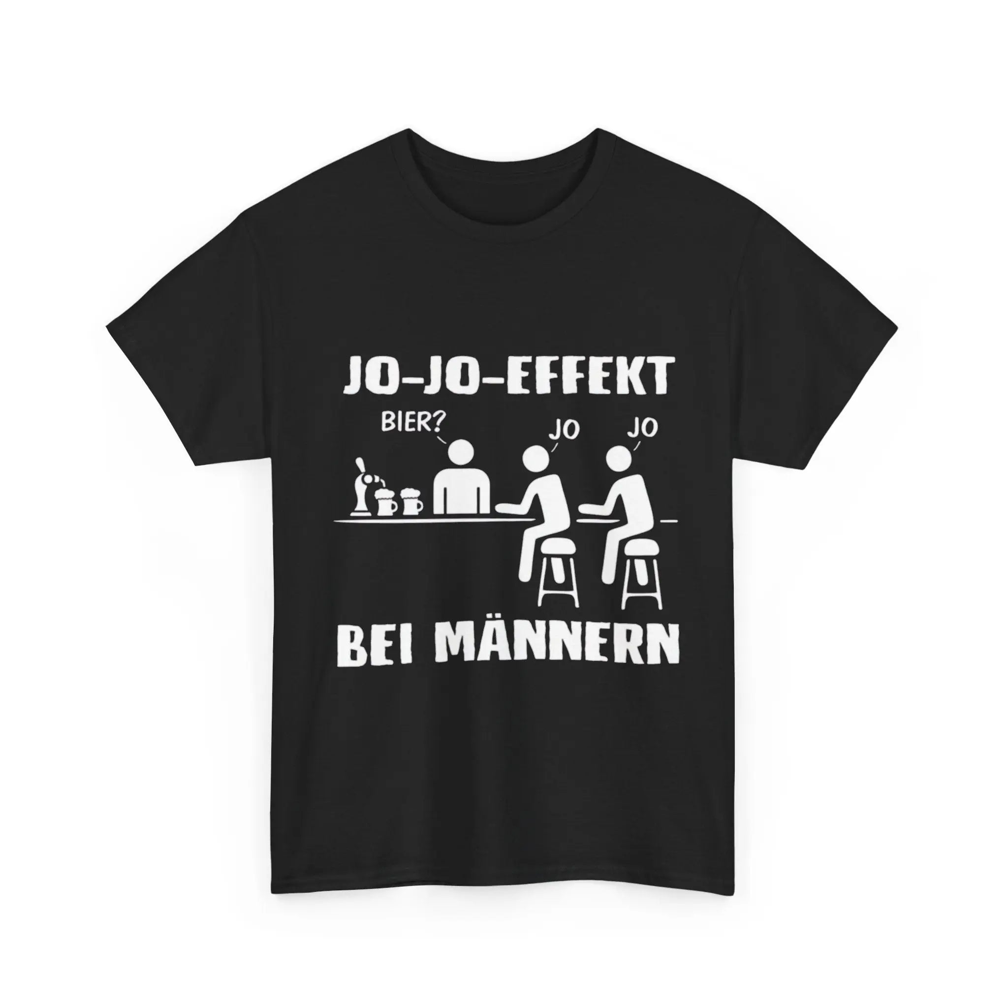 Jo - Jo - Effekt bei Männern – Lustiges Bier T-Shirt für Herren - ElmunoT-Shirt