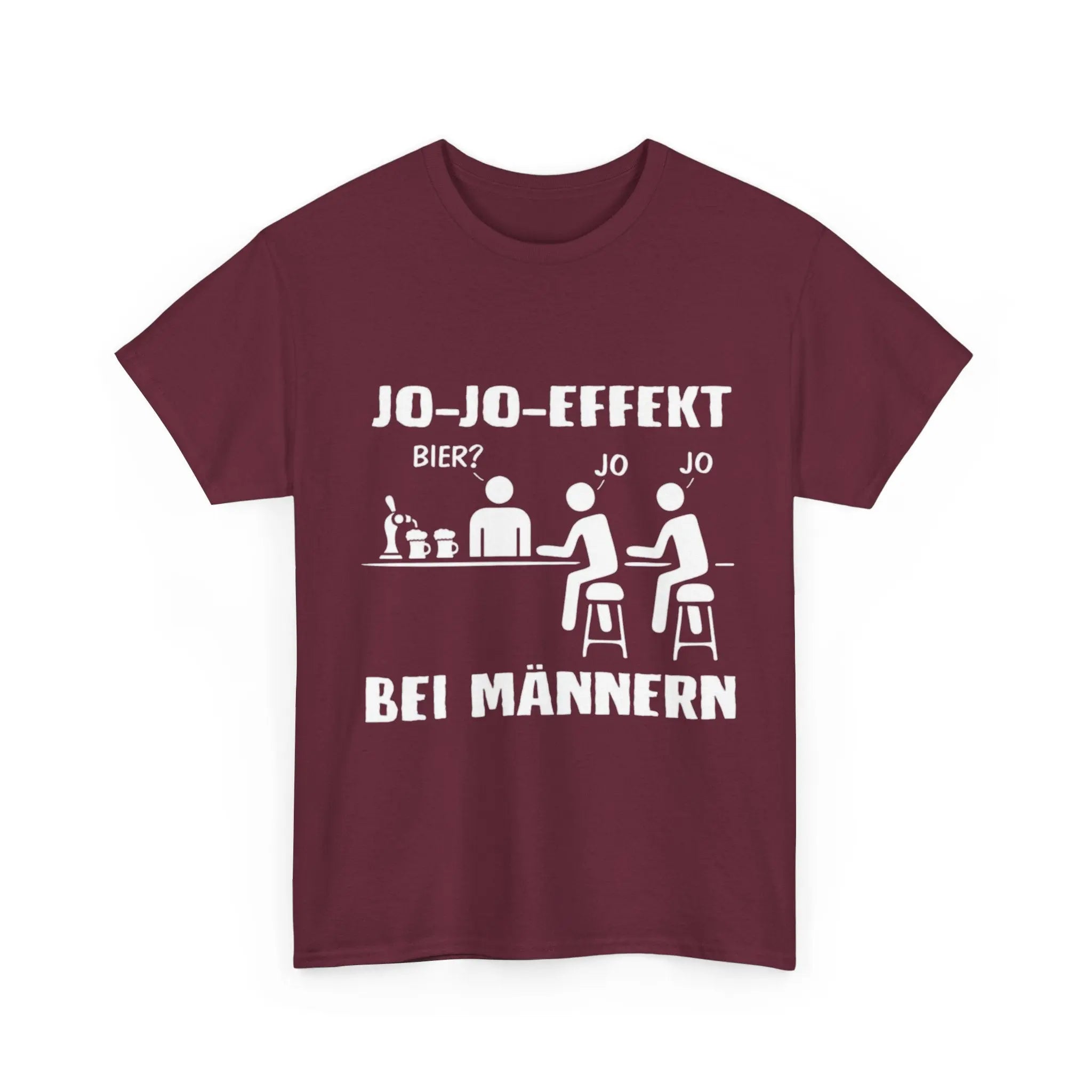 Jo - Jo - Effekt bei Männern – Lustiges Bier T-Shirt für Herren - ElmunoT-Shirt