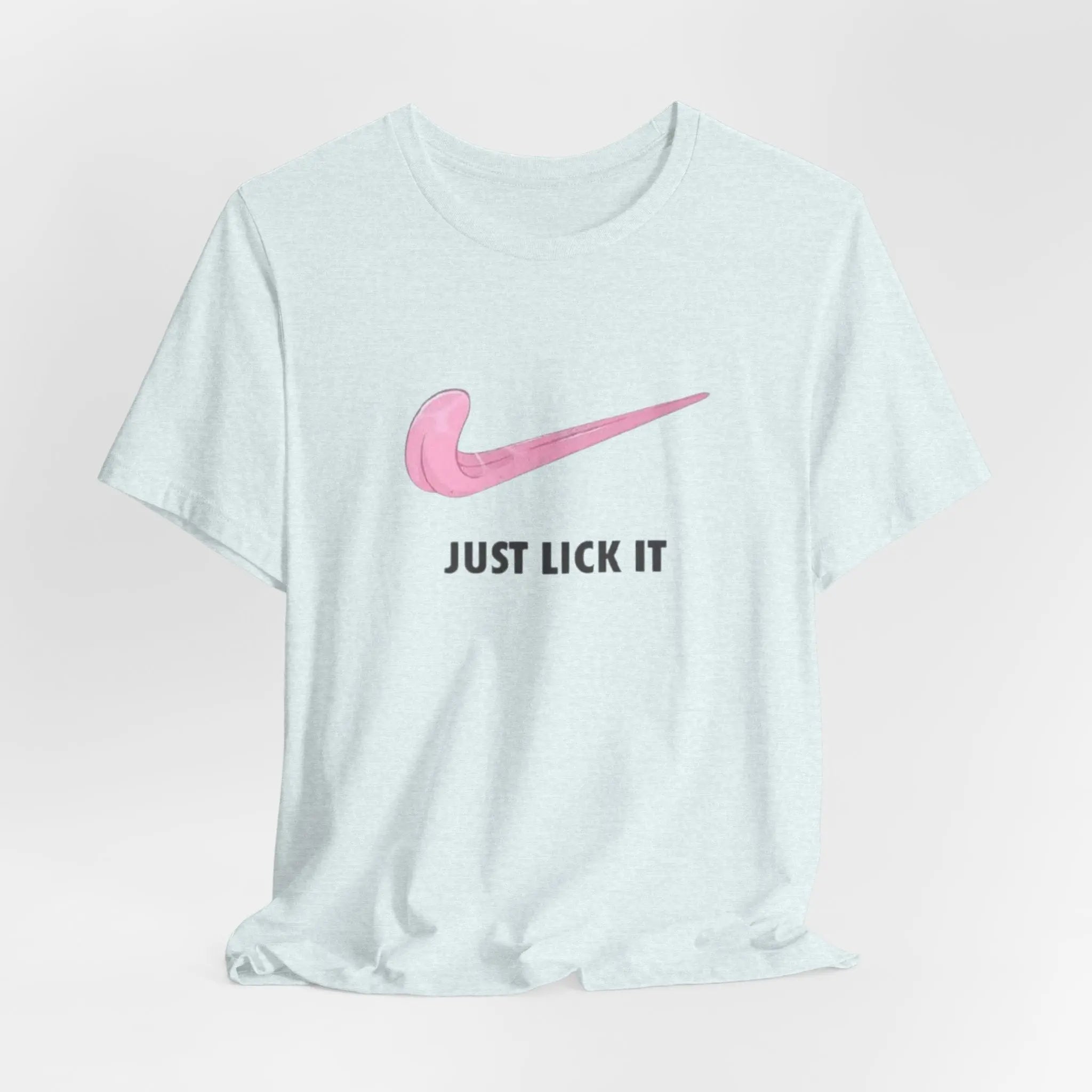 Just Lick It T-Shirt | Freches Unisex Shirt mit pinkem Design - ElmunoT-Shirt