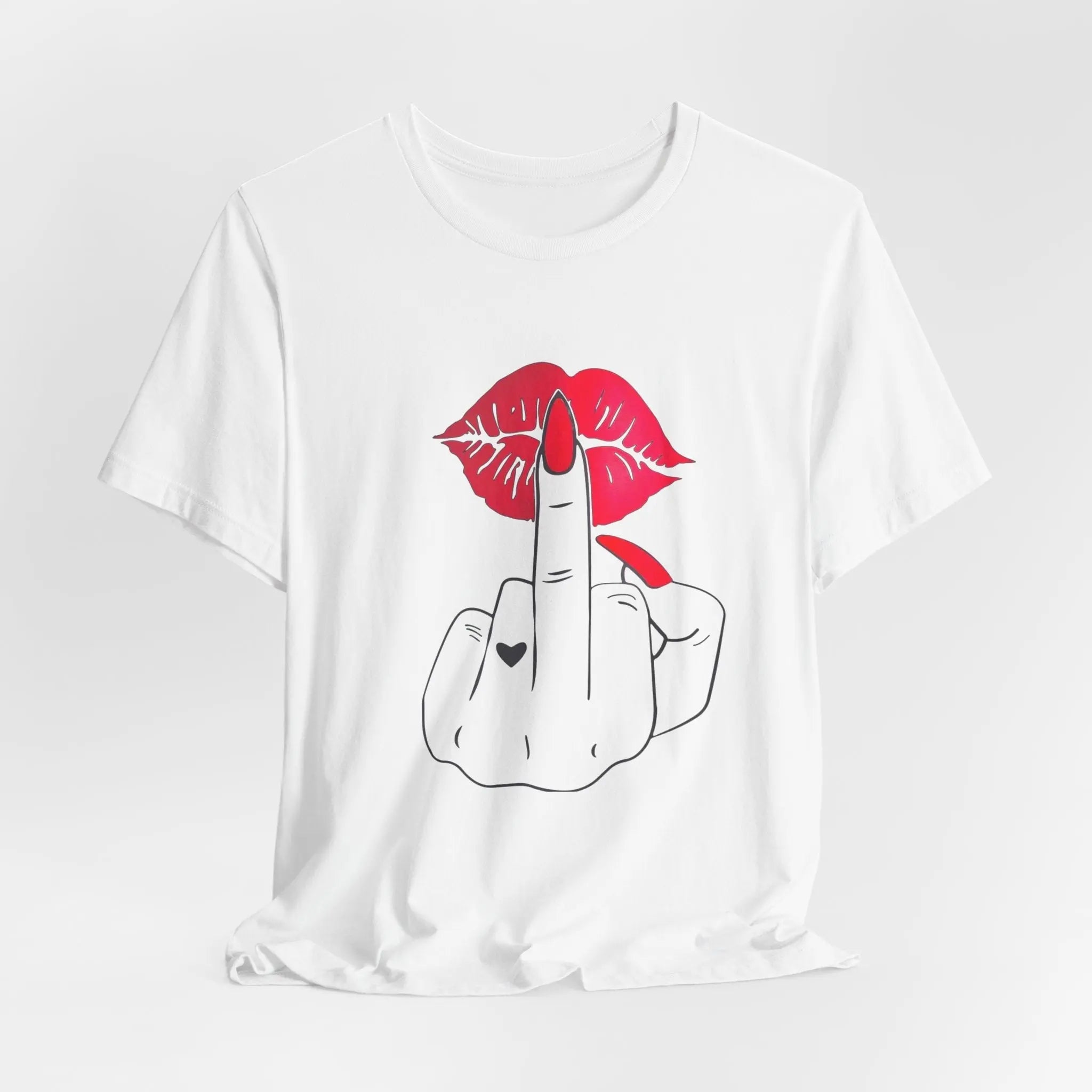 Kuss & Klare Ansage – Unisex T-Shirt mit frechem Print - ElmunoT-Shirt