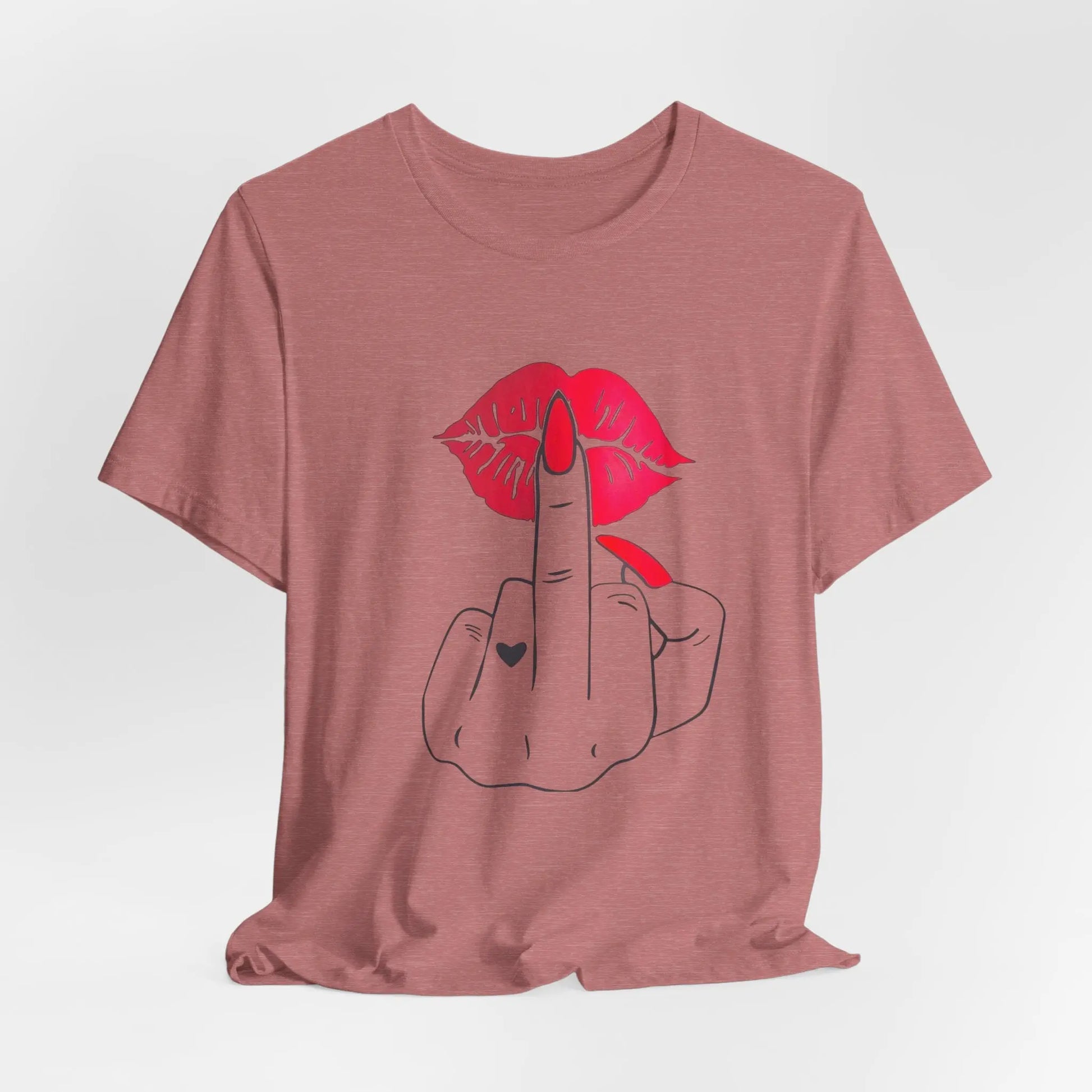 Kuss & Klare Ansage – Unisex T-Shirt mit frechem Print - ElmunoT-Shirt