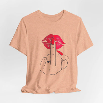 Kuss & Klare Ansage – Unisex T-Shirt mit frechem Print - ElmunoT-Shirt