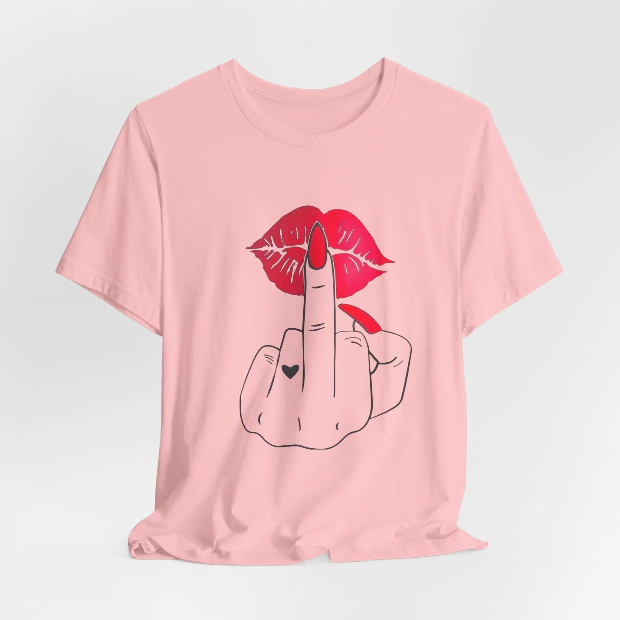 Kuss & Klare Ansage – Unisex T-Shirt mit frechem Print - ElmunoT-Shirt