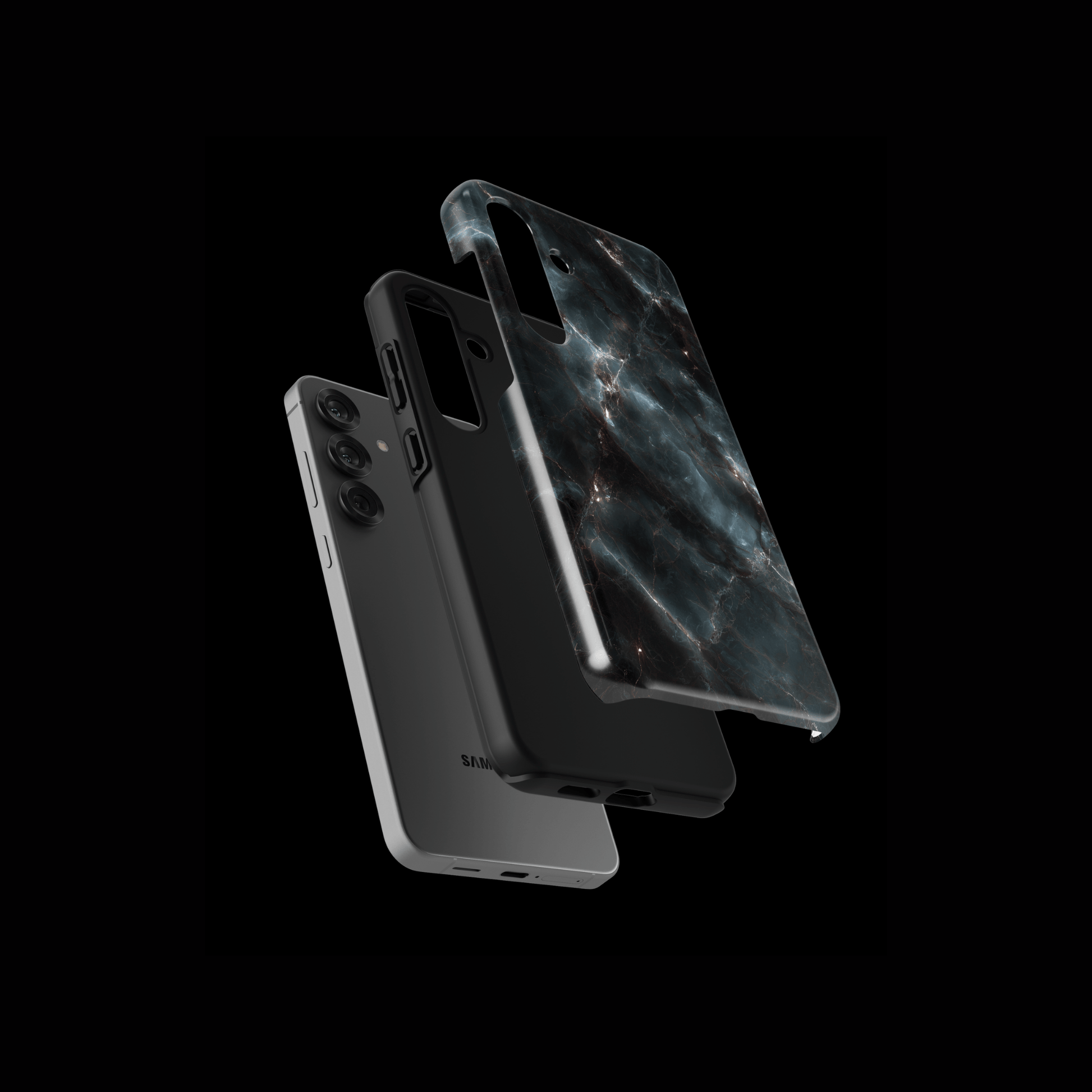 Explosionsansicht Dual-Layer Aufbau „Midnight Surge“