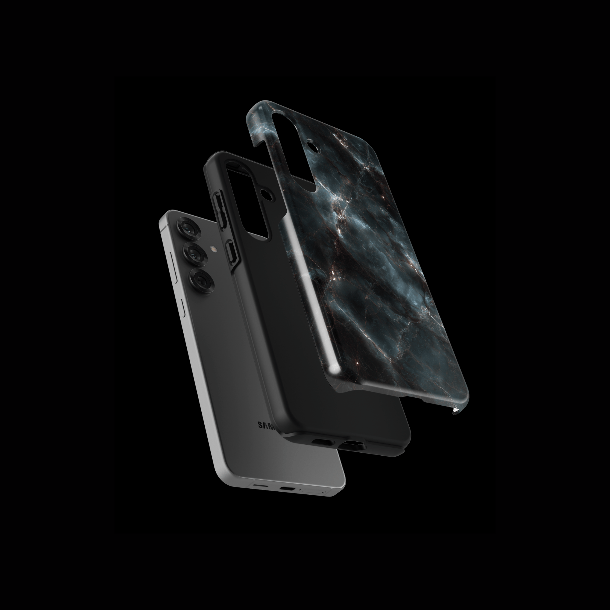 Explosionsansicht Dual-Layer Aufbau „Midnight Surge“