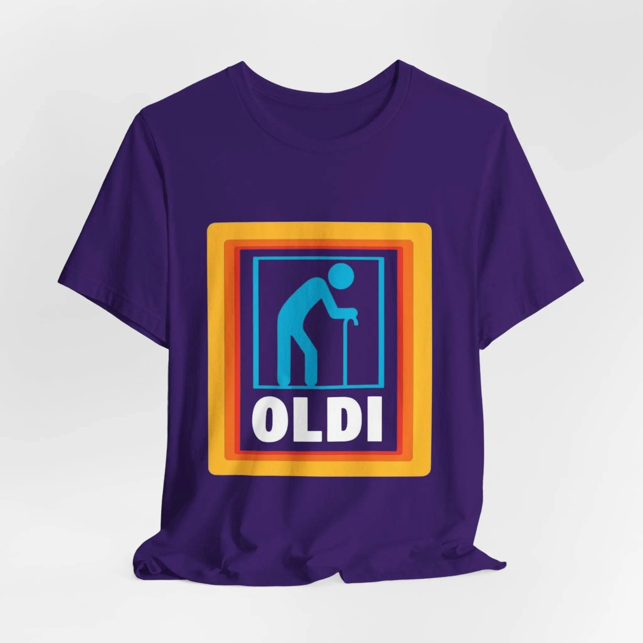 OLDI T-Shirt – Lustiges Retro Design | Unisex Shirt für Junggebliebene - ElmunoT-Shirt