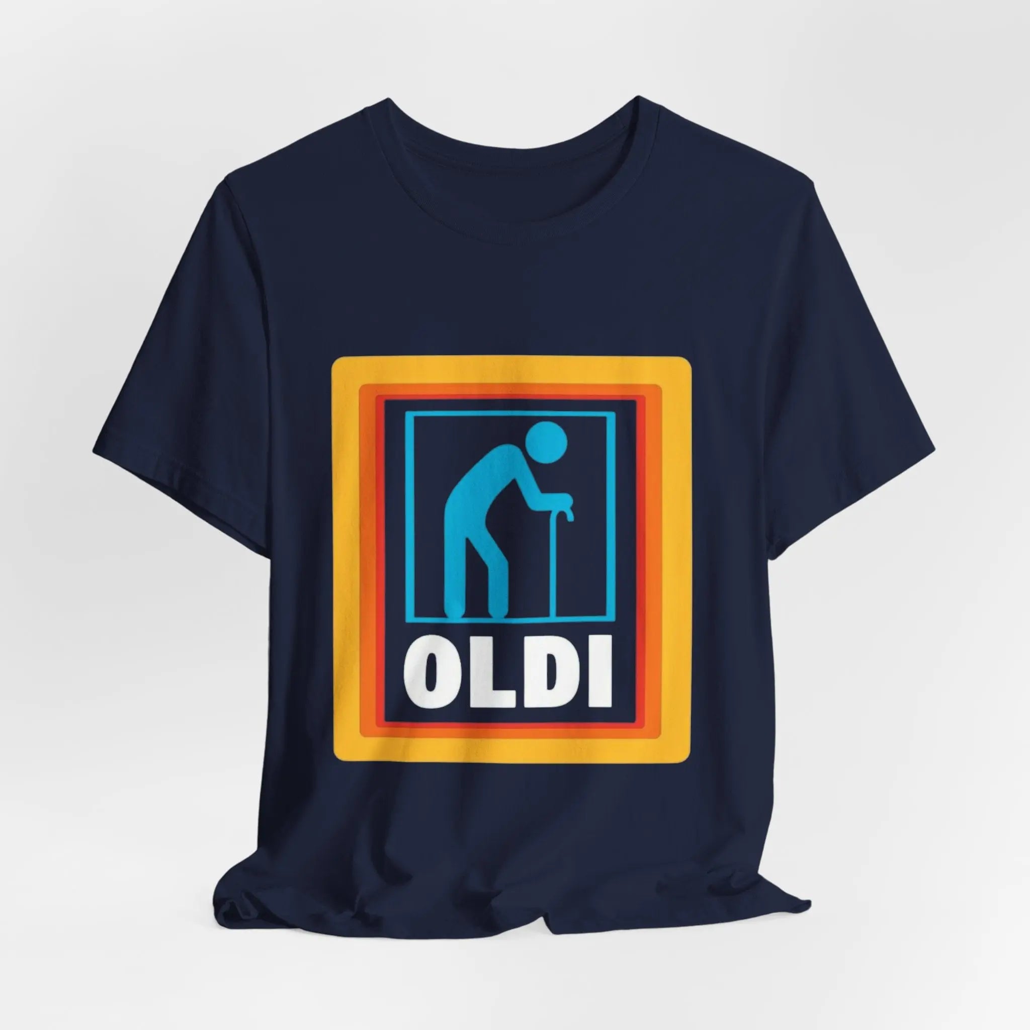 OLDI T-Shirt – Lustiges Retro Design | Unisex Shirt für Junggebliebene - ElmunoT-Shirt