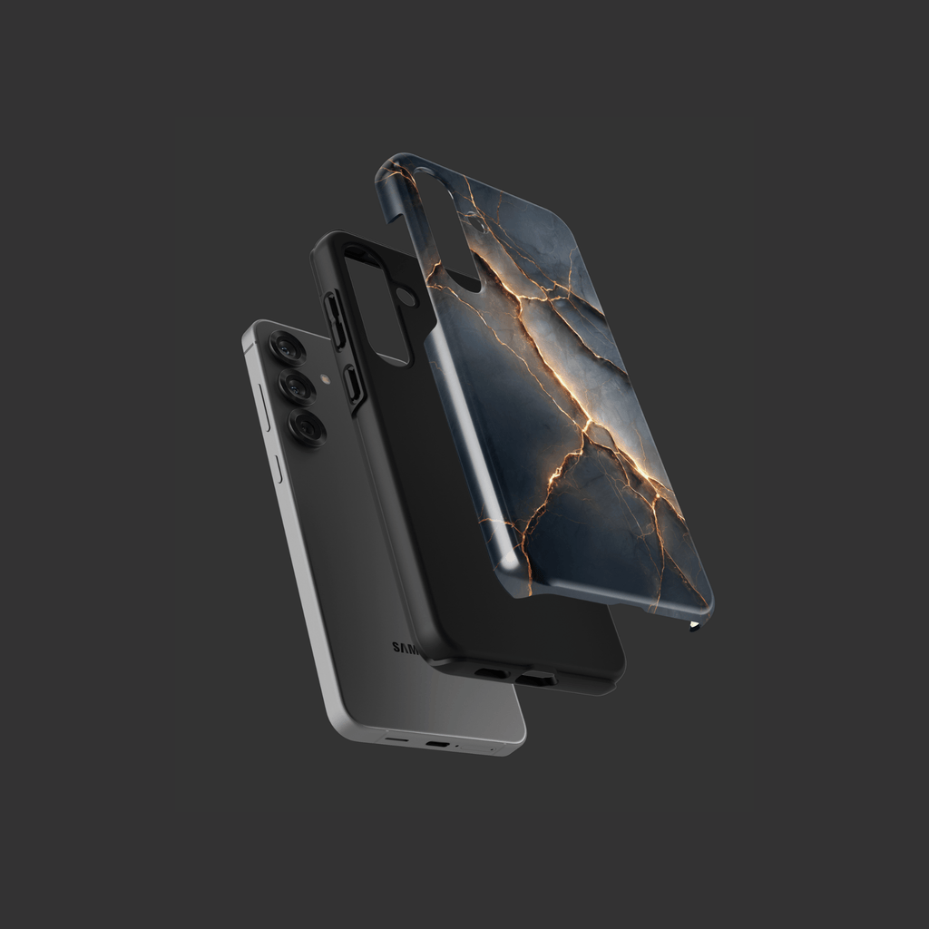 Explosionsansicht Dual-Layer Aufbau „Obsidian Blaze“