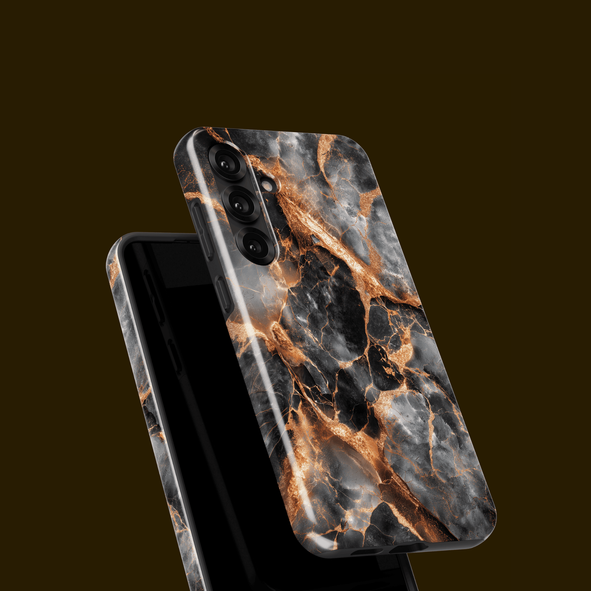 Stoßfeste Obsidian Flame Hülle – Rückansicht