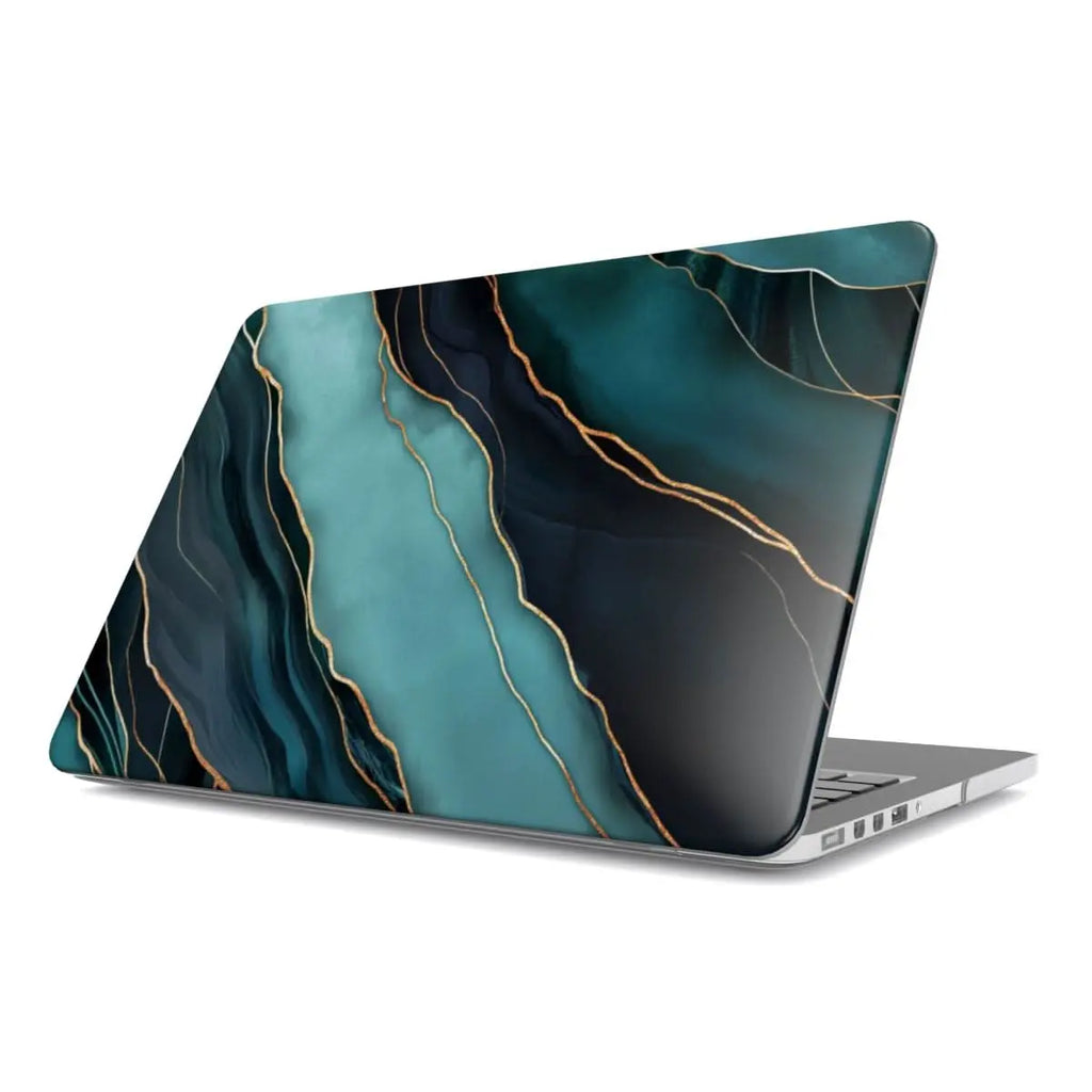 Premium MacBook Hülle im eleganten Marmor-Design – Draufsicht