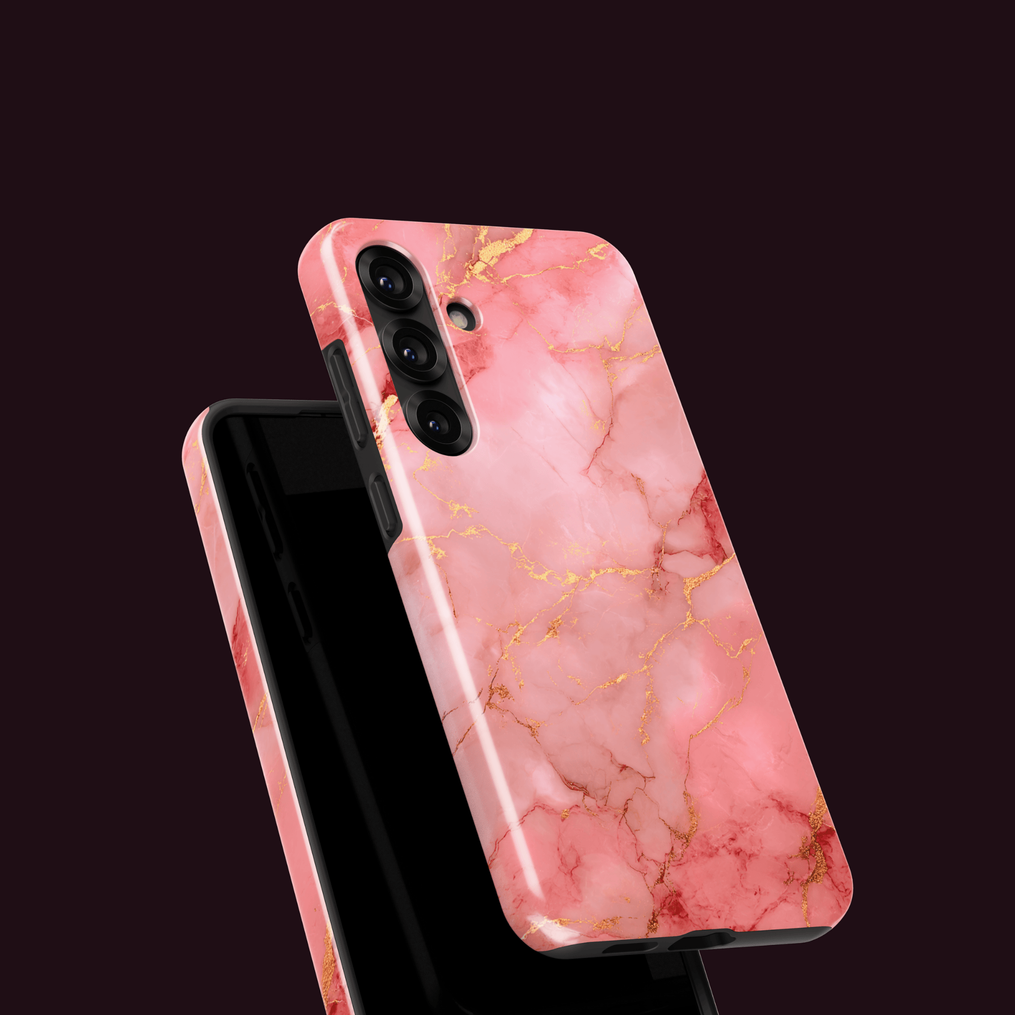 Stoßfeste Rose Aurora Hülle – Rückansicht