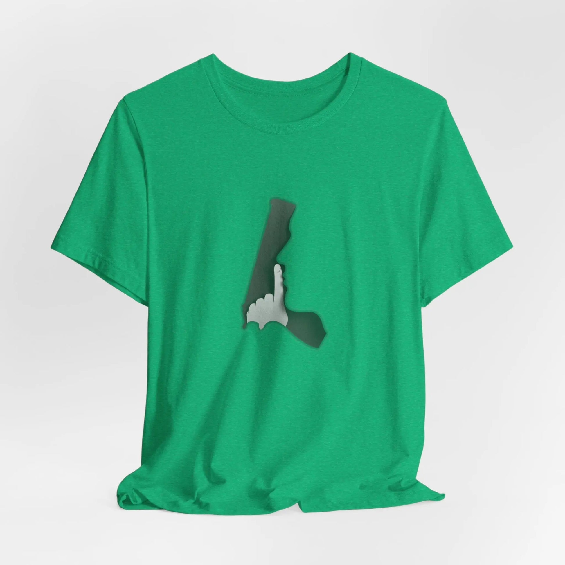 Schlicht & Stark – Schwarzes Statement T-Shirt mit Handzeichen Design - ElmunoT-Shirt