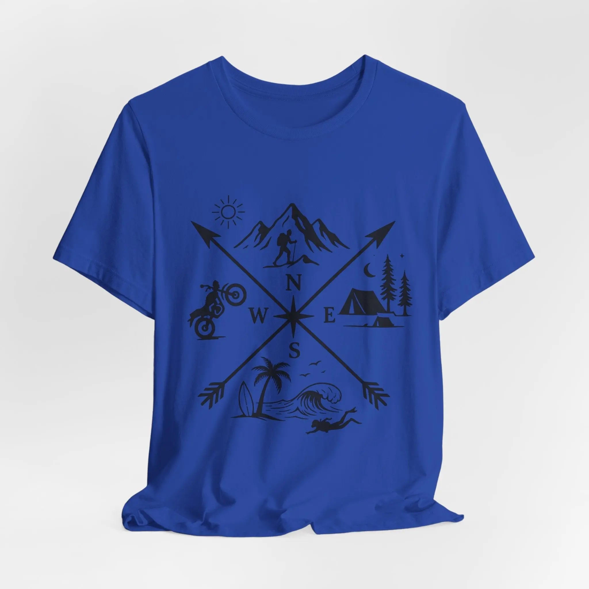 Abenteuer Kompass T-Shirt – Outdoor & Travel Design für Naturfreunde - ElmunoT-Shirt