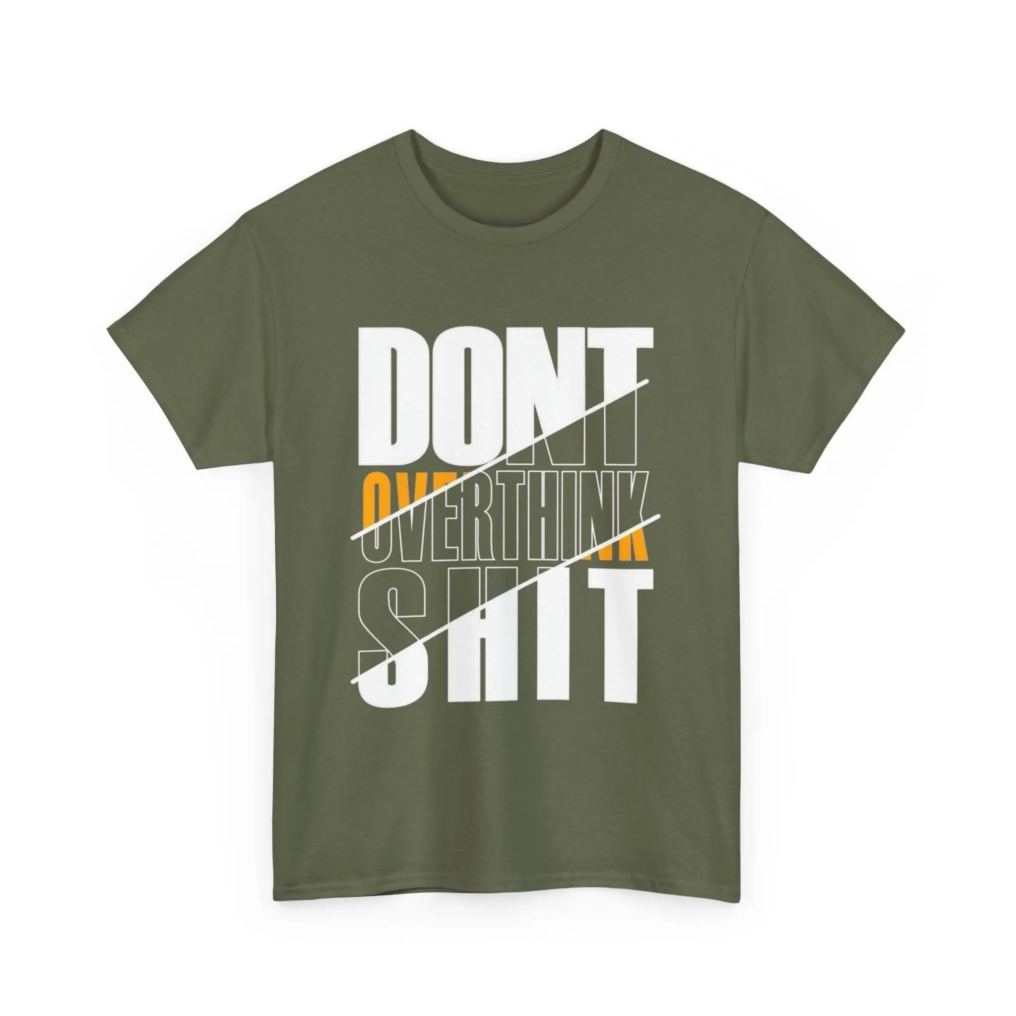 Unisex T-Shirt – Don't Overthink Shit – Lässiger Streetwear - Style - ElmunoT-Shirt