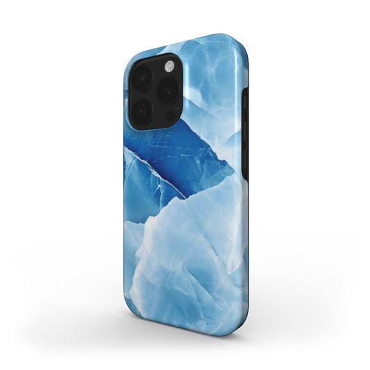 MagSafe Handyhülle – Eisblaues Marmor Design | Stoßfest & Stilvoll - ElmunoTech Accessories