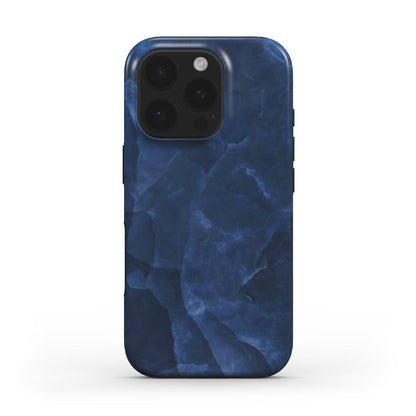 MagSafe Handyhülle – Tiefblaues Marmor - Design - ElmunoTech Accessories