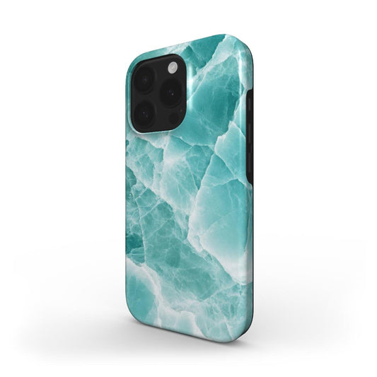 MagSafe Handyhülle – Türkis Marmor Design für iPhone - ElmunoTech Accessories