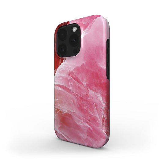 MagSafe Marmor Handyhülle – Rosa Kristall - Design - ElmunoTech Accessories