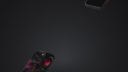 Stoßfeste Handyhülle – „Crimson Lava“